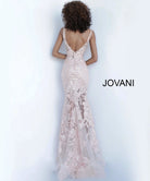 Jovani 60283 - Floral Applique Prom Gown - view 8
