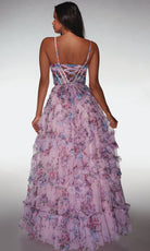 Alyce Paris 62003 - Textured Ball Gown with Corset Bodice - detail view