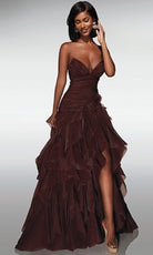 Alyce Paris 62024 - Layered Strapless Gown With Sweetheart Bodice - view 4