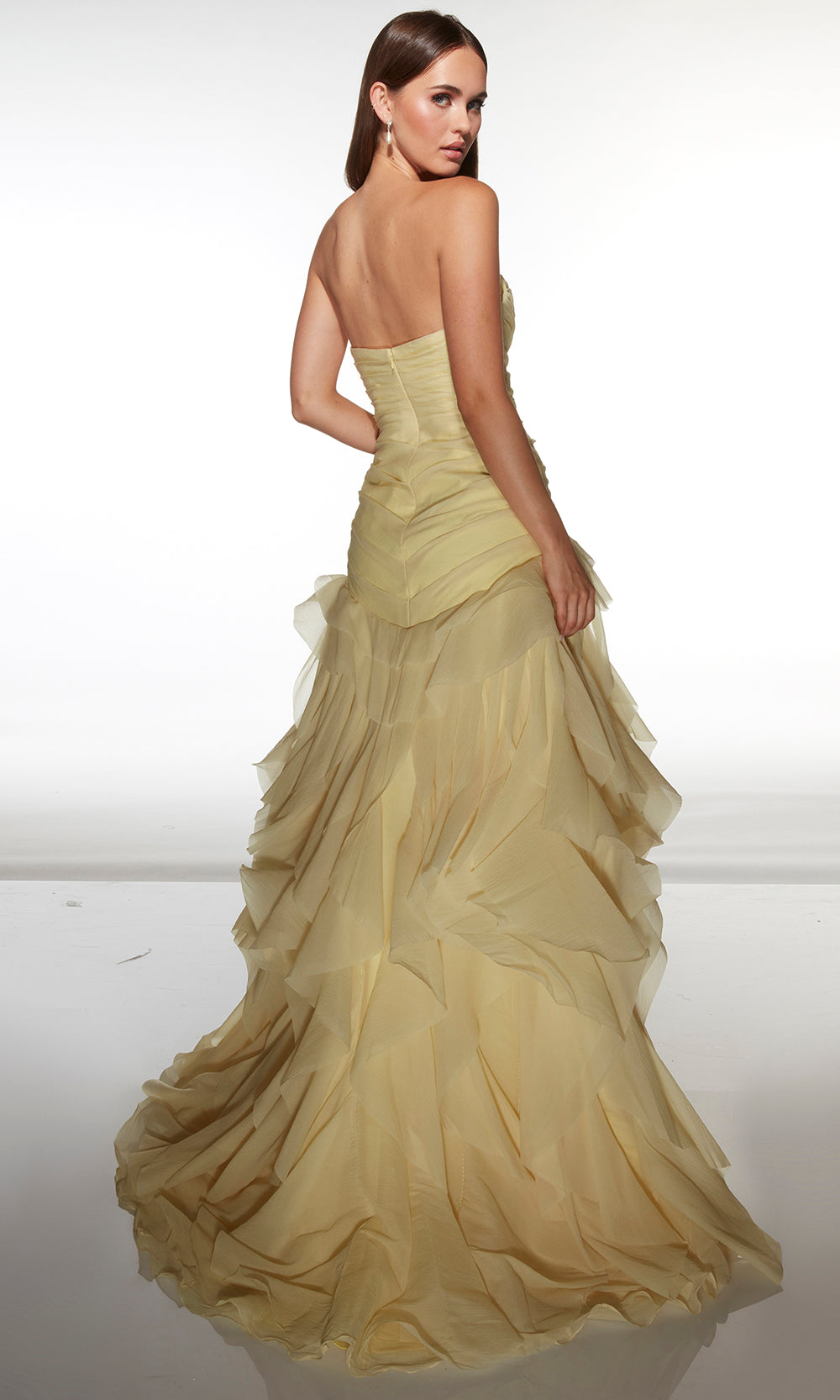 Alyce Paris 62024 - Layered Strapless Gown With Sweetheart Bodice - view 6