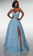 Alyce Paris 62033 - Strapless Beaded Corset Gown - designer prom dress at Silhouette Dresses