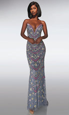 Alyce Paris 62038 - Strapless Beaded Glitter Gown - designer prom dress at Silhouette Dresses
