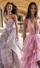 Alyce Paris 62048 - Floral Corset Ball Gown - view 4