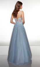 Alyce Paris 62061 - Floral Corset Ball Gown - detail view