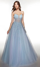 Alyce Paris 62061 - Floral Corset Ball Gown - view 4