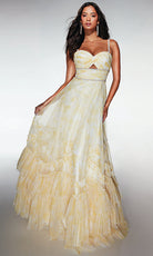 Alyce Paris 62063 - Tiered Ruffle Ballgown - detail view