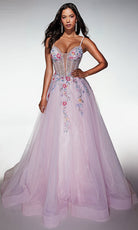 Alyce Paris 62068 - Floral Corset Ball Gown - designer prom dress at Silhouette Dresses
