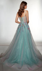 Alyce Paris 62068 - Floral Corset Ball Gown - detail view