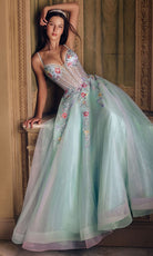 Alyce Paris 62068 - Floral Corset Ball Gown - view 5