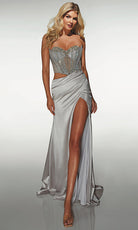 Alyce Paris 62087 - Strapless Beaded Corset Gown - view 4