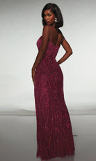 Alyce Paris 62114 - Beaded Sweetheart Fitted Gown - detail view