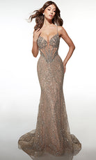 Alyce Paris 62141 - Embellished Mermaid Gown - designer prom dress at Silhouette Dresses
