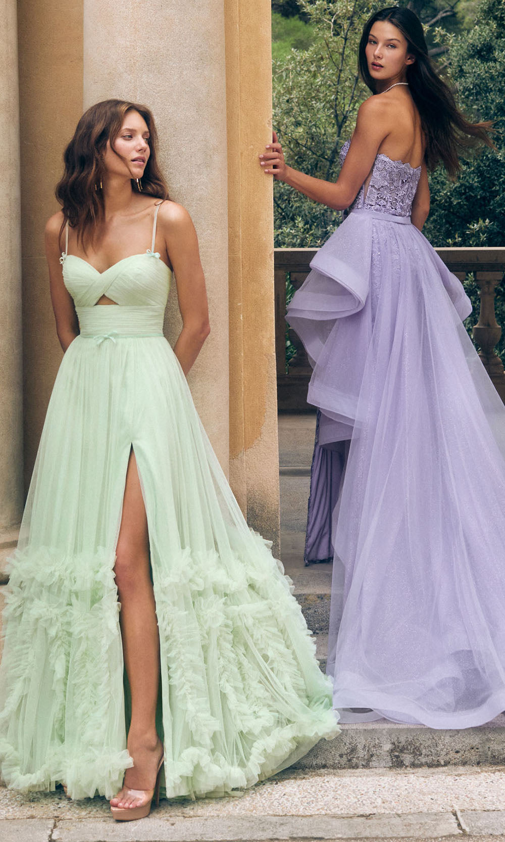 Alyce Paris 62206 - Strapless Applique Gown with Overskirt - view 6