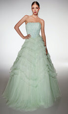 Alyce Paris 62208 - Strapless Beaded Ball Gown - back view