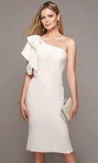 Alyce Paris 70005 - One Shoulder Knee Length Dress - view 7