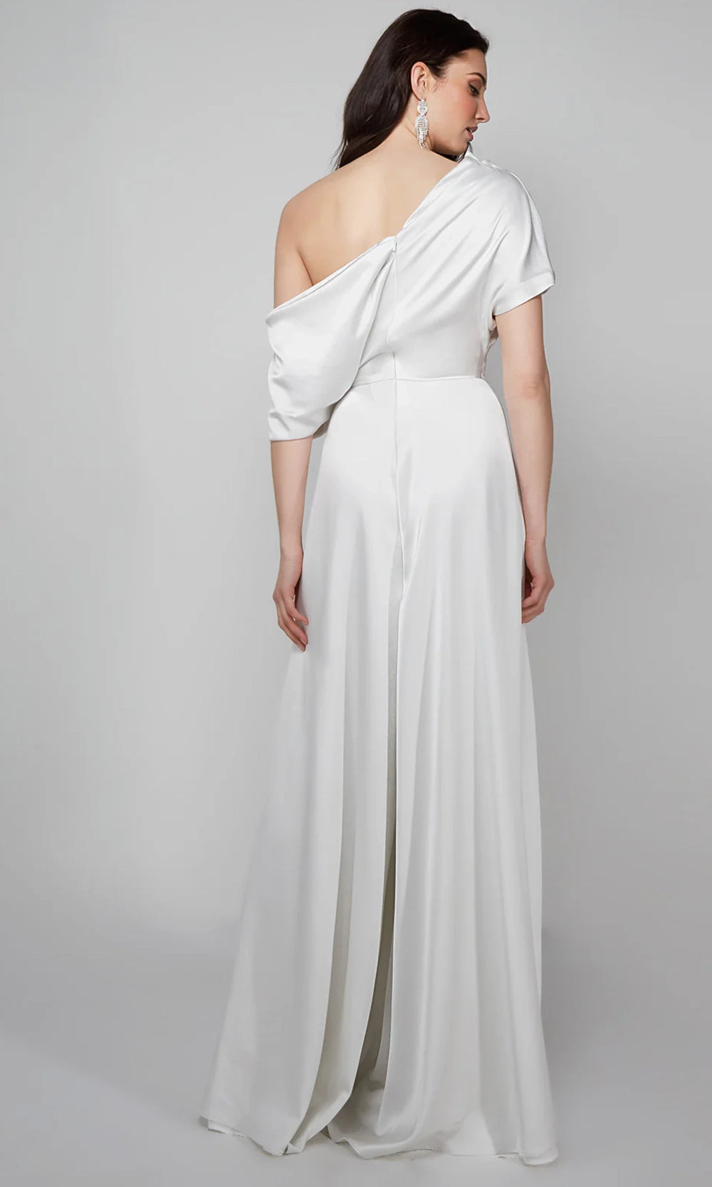 Alyce Paris 70019 - Draped Asymmetrical Evening Jumpsuit - view 5