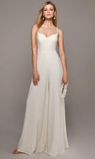 Alyce Paris 70022 - Spaghetti Strap Soft Flowing Jumpsuit - detail view