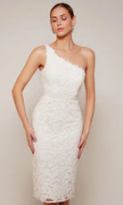 Alyce Paris 70029 - One Shoulder Sequin Lace Dress - view 4