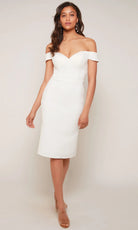Alyce Paris 70047 - Off Shoulder Sweetheart Sheath Dress - designer formal gown at Silhouette Dresses