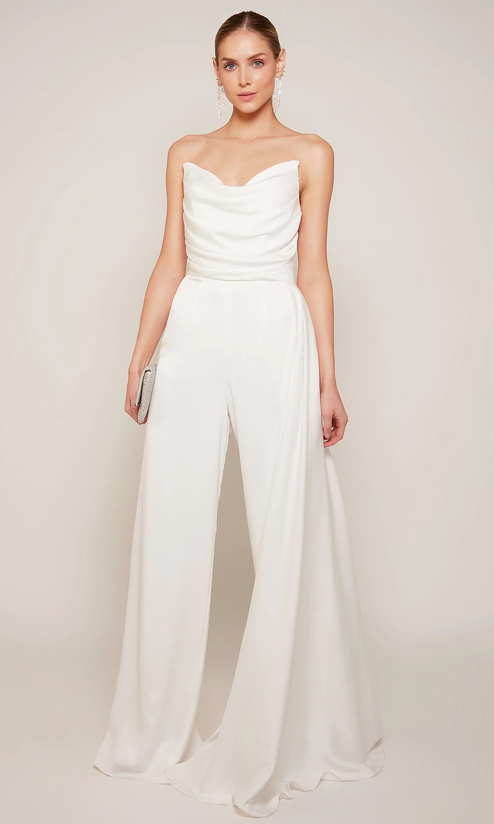 Alyce Paris 70050 - Strapless Satin Jumpsuit - designer wedding dress at Silhouette Dresses