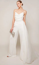 Alyce Paris 70050 - Strapless Satin Jumpsuit - back view