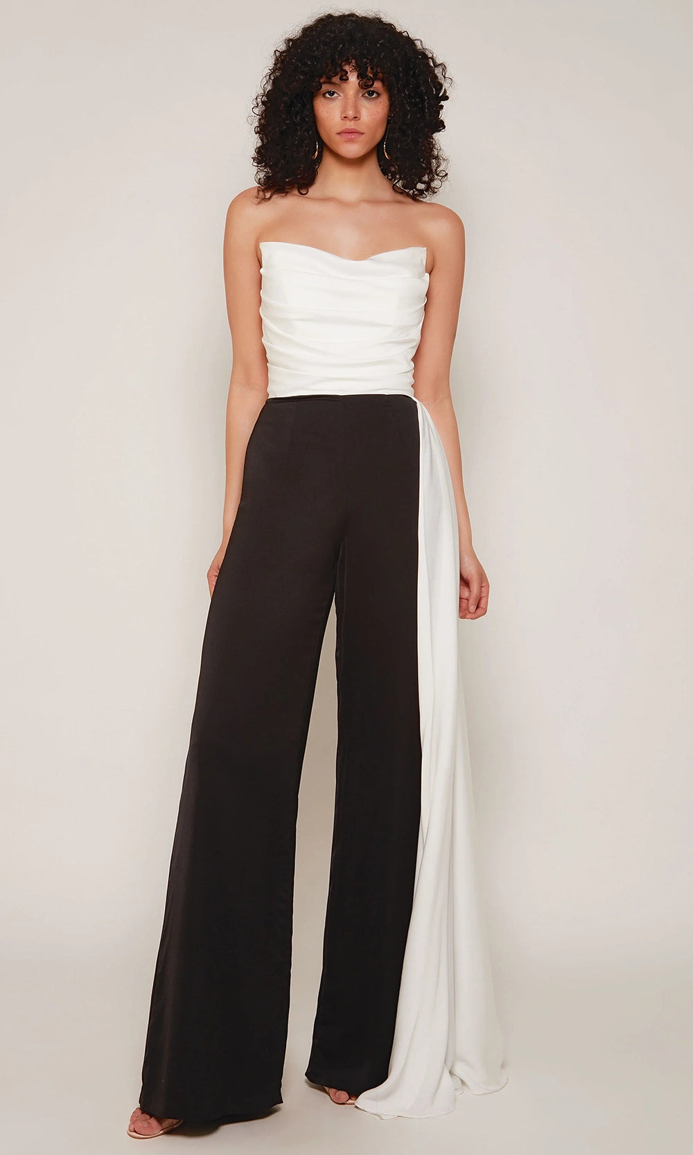 Alyce Paris 70050 - Strapless Satin Jumpsuit - view 4