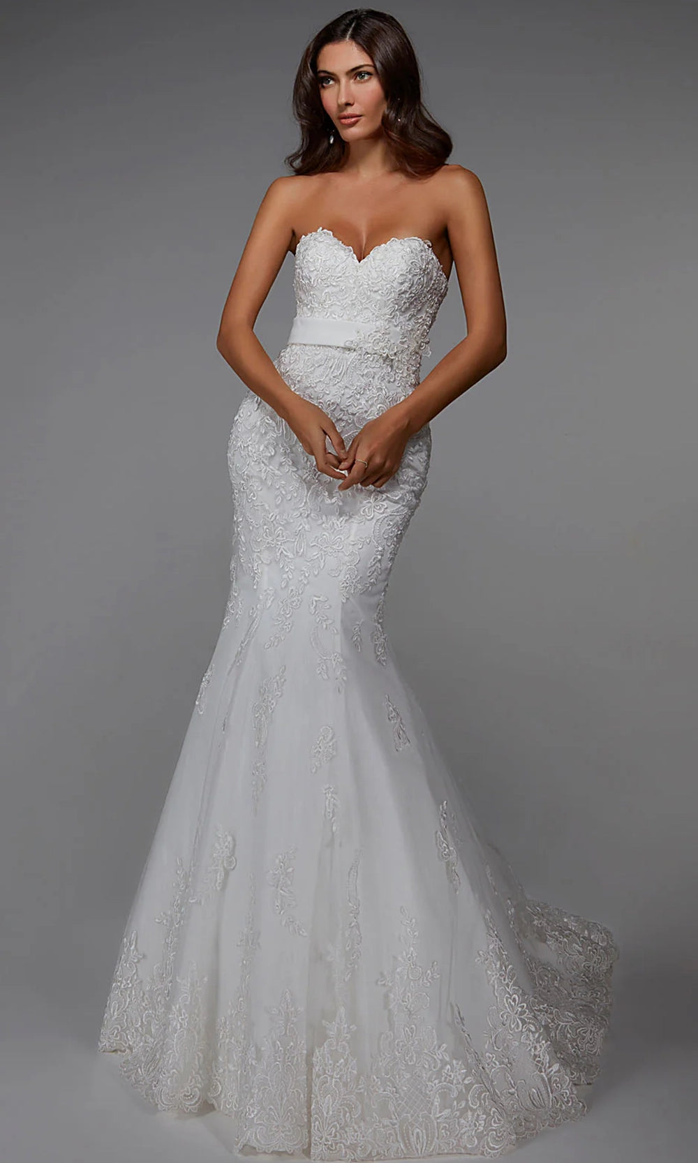 Alyce Paris 7032 - Sweetheart Strapless Mermaid Gown - designer wedding dress at Silhouette Dresses