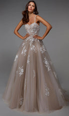 Alyce Paris 7043 - Sequin Lace Sweetheart Ballgown - back view