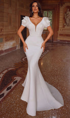 Alyce Paris 7066 - Rose Sleeve Mermaid Evening Gown - detail view