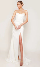 Alyce Paris 7093 - Strapless Wide V-Neck Wedding Dress - view 7