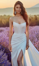 Alyce Paris 7093 - Strapless Wide V-Neck Wedding Dress - view 13