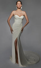 Alyce Paris 7103 - Beaded Straps Sweetheart Bridal Gown - designer wedding dress at Silhouette Dresses