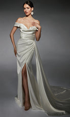 Alyce Paris 7106 - Strapless Cowl Neckline Wedding Gown - designer wedding dress at Silhouette Dresses