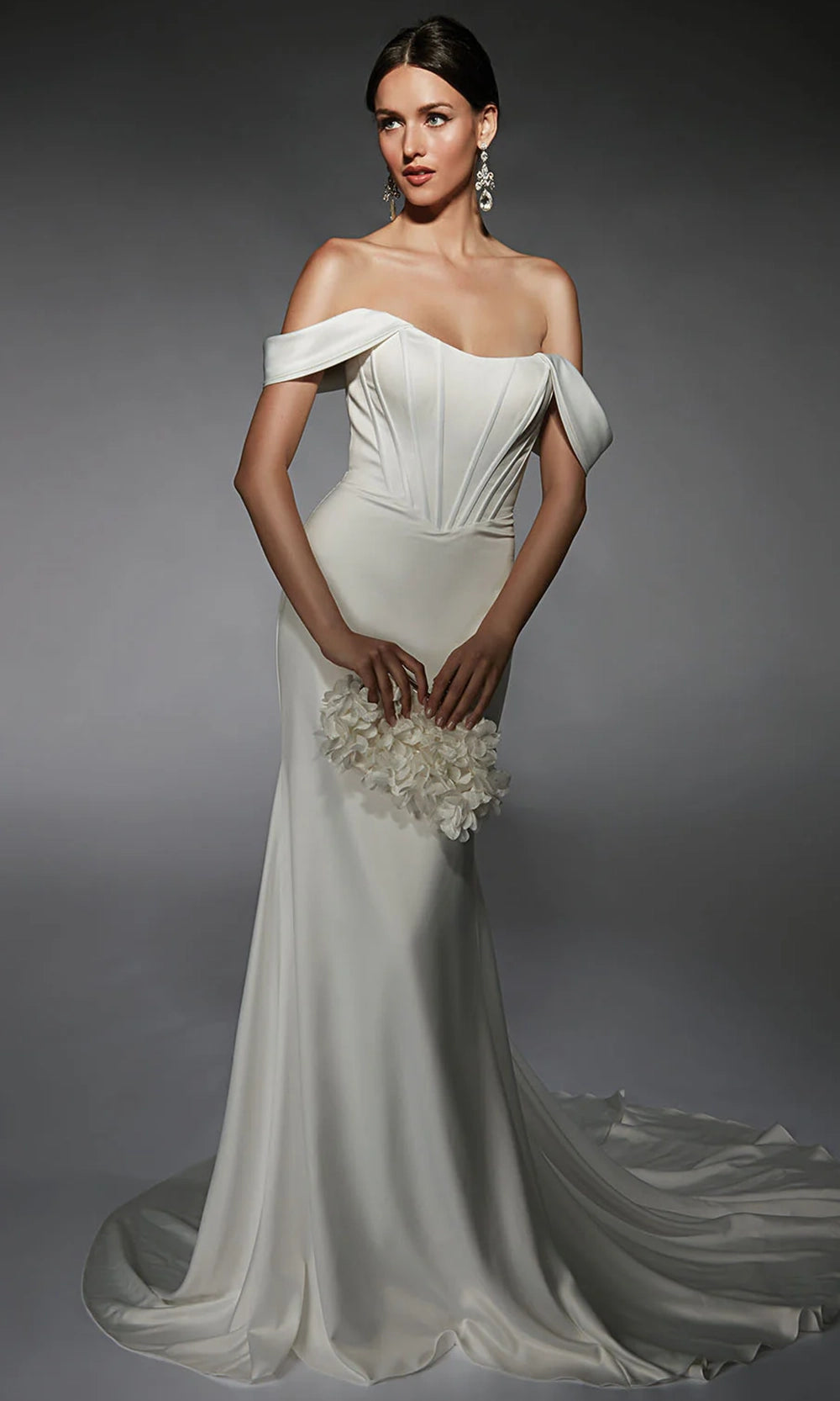 Alyce Paris 7109 - Strapless Corset Scoop Neck Bridal Gown - view 4