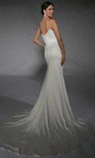 Alyce Paris 7109 - Strapless Corset Scoop Neck Bridal Gown - back view