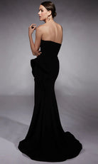 Alyce Paris 7113 - High Slit Strapless Fitted Dress - back view