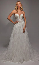 Alyce Paris 7154 - Lace Corset Gown - designer prom dress at Silhouette Dresses