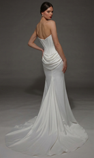 Alyce Paris 7170 - Strapless Draped Bridal Gown