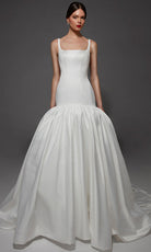Alyce Paris 7176 - Square Neck Drop Waist Ballgown