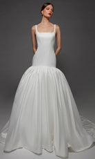 Alyce Paris 7176 - Square Neck Drop Waist Ballgown