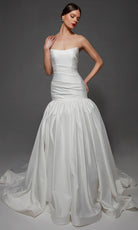 Alyce Paris 7181 - Straight Neckline Flared Wedding Gown