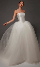 Alyce Paris 7182 - Straight Across Layered Tulle Ballgown