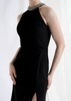 MGNY By Mori Lee 73171 - Beaded Collar Sleeveless Sheath Gown
