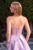 Ladivine CD389 - Strapless Beaded Sweetheart Ballgown