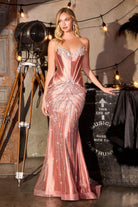 Ladivine CD697 - Beaded Queenly Prom Dress