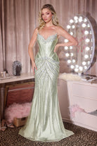 Ladivine CD697 - Beaded Queenly Prom Dress