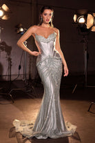Ladivine CD697 - Beaded Queenly Prom Dress