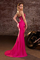 Ladivine CW301 - Beaded Corset Bust Evening Gown