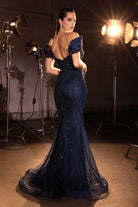 Ladivine KV1141 - Off-Shoulder Sweetheart Mermaid Gown