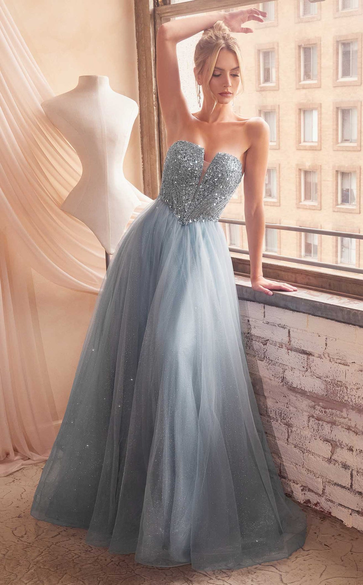 Ladivine CD0217CL dress — view 3